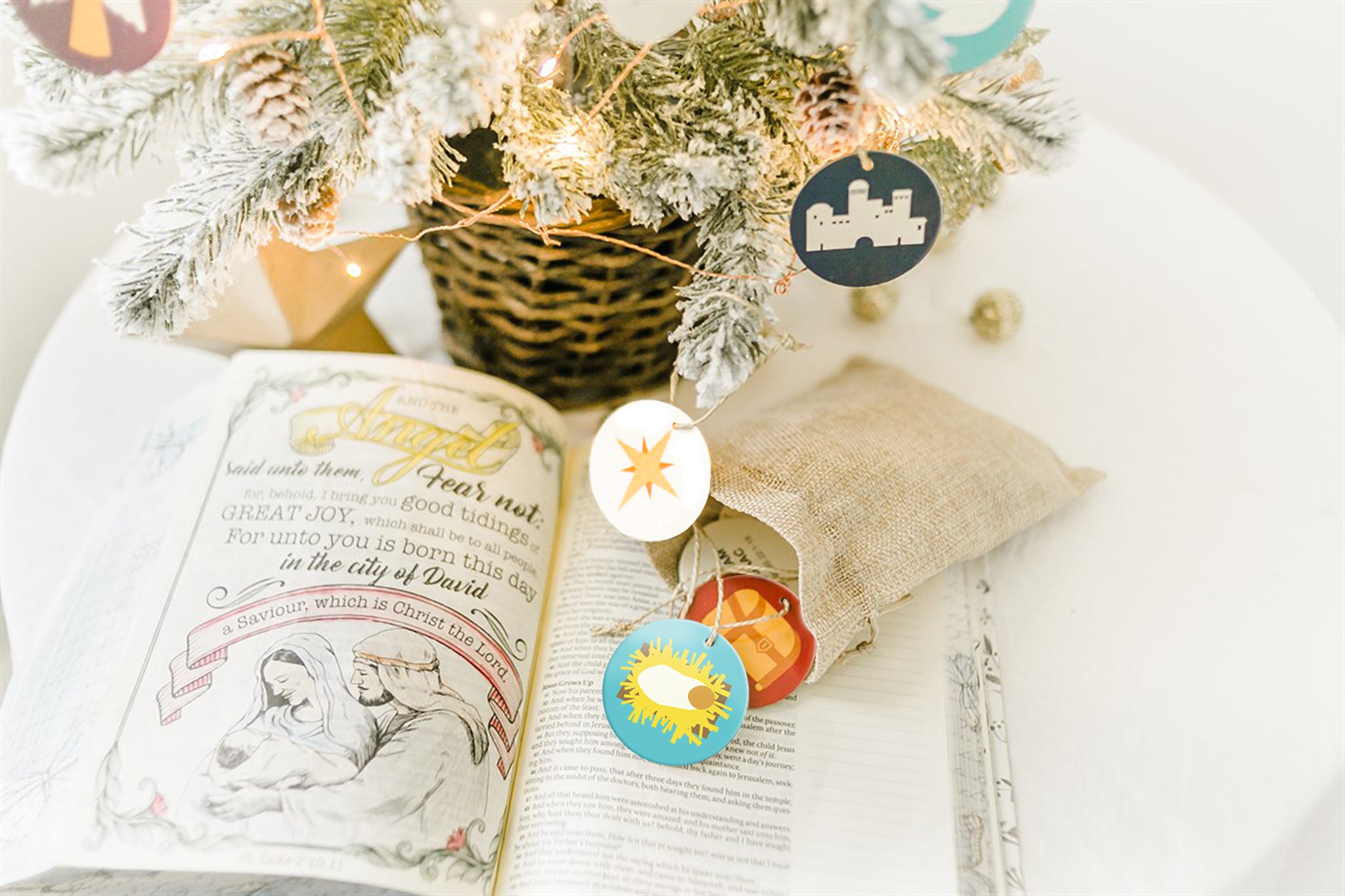 Christmas Miniature Scripture Ornament Advent Calendar – ScriptCharms -  Scripture Jewelry & Charms