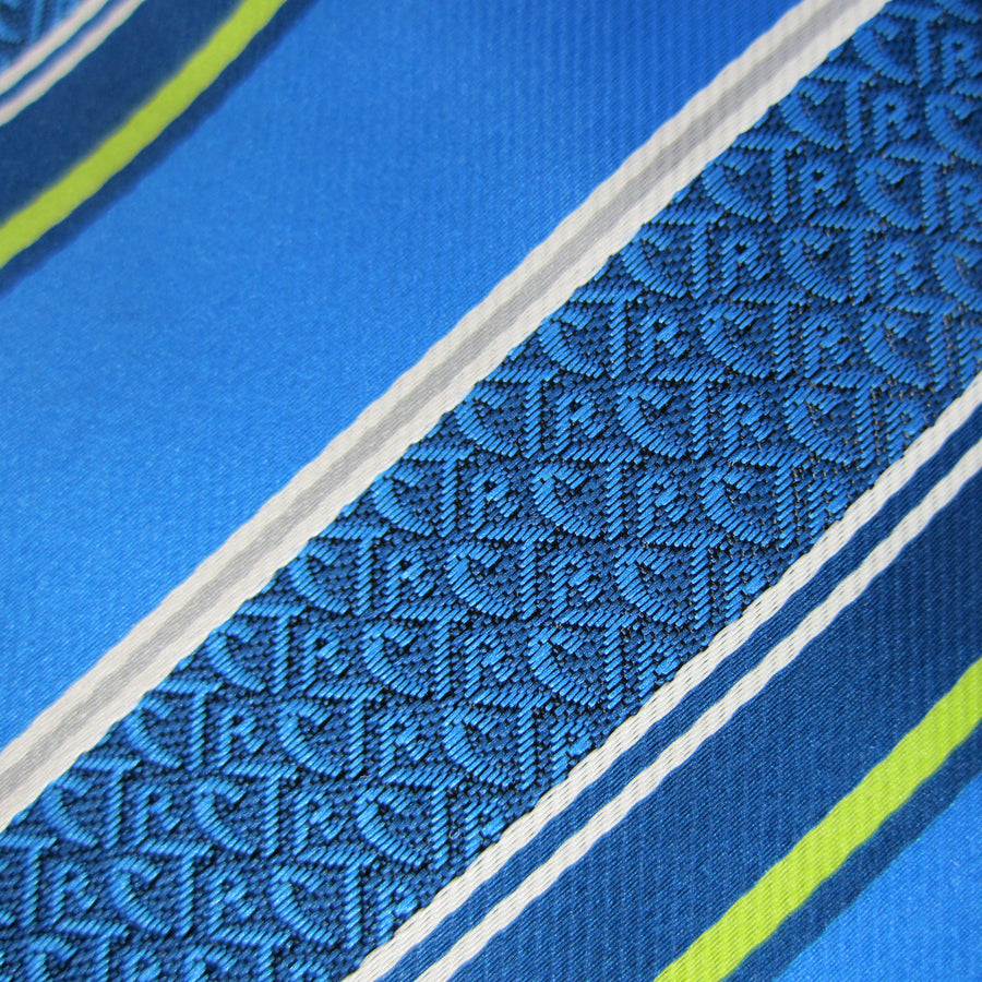 Men's CTR Royal Blue Stripe Microfiber Necktie