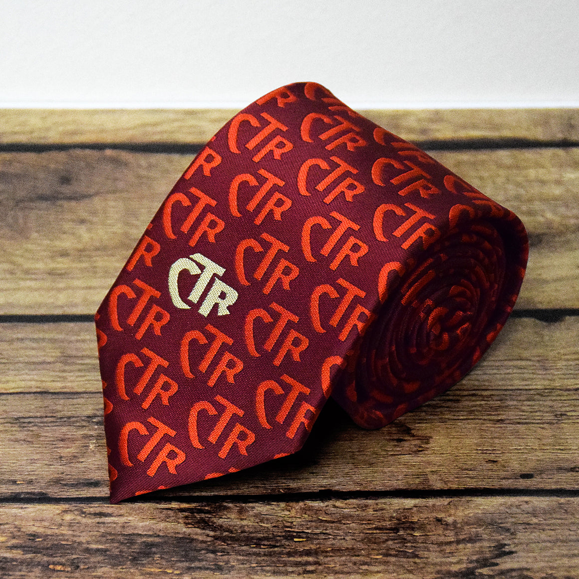 CTR Red Club Microfiber Necktie