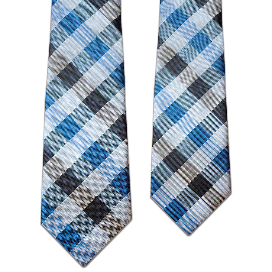 Father and Son Blue/Black Matching Tie