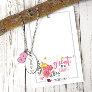 Great to be 8 Baptism Necklace