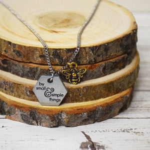 By Small & Simple Things - Bee Necklace