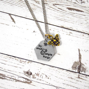 By Small & Simple Things - Bee Necklace