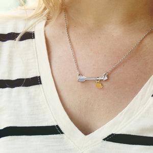 Trust In The Lord - Arrow Necklace