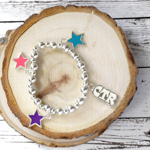 CTR or Choose The Right Stretch Bead Bracelet