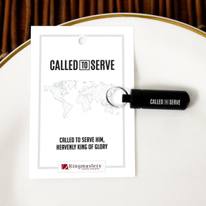 Called To Serve - Oil Vial Key Tag