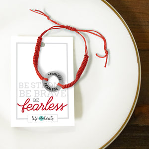 Fearless String / Washer Adjustable Bracelet - 4 Color Options