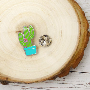 I Love Everything About You Even The Prickly Parts - Cactus Enamel Pin