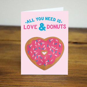 Donut - Iron On Patch - All You Need is Love and Donuts