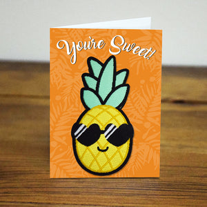 You're Sweet Pineapple - Iron On Patch