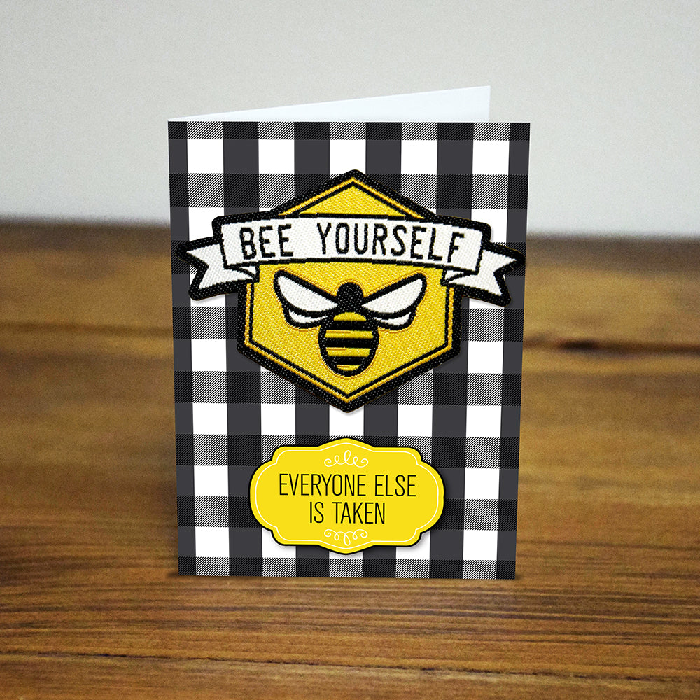 Bee Yourself - Iron On Patch
