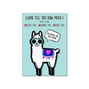 Llama - Iron On Patch