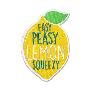 Easy Peasy Lemon Squeezy - Iron On Patch