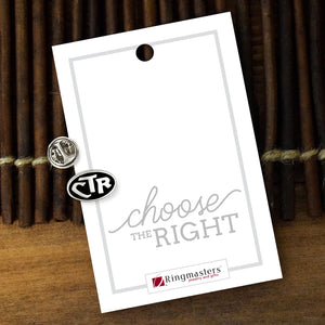 Choose The Right or CTR Black and Silver Pin