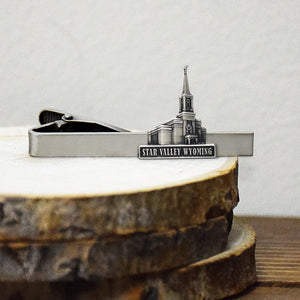 Star Valley Wyoming Temple Tie Bar