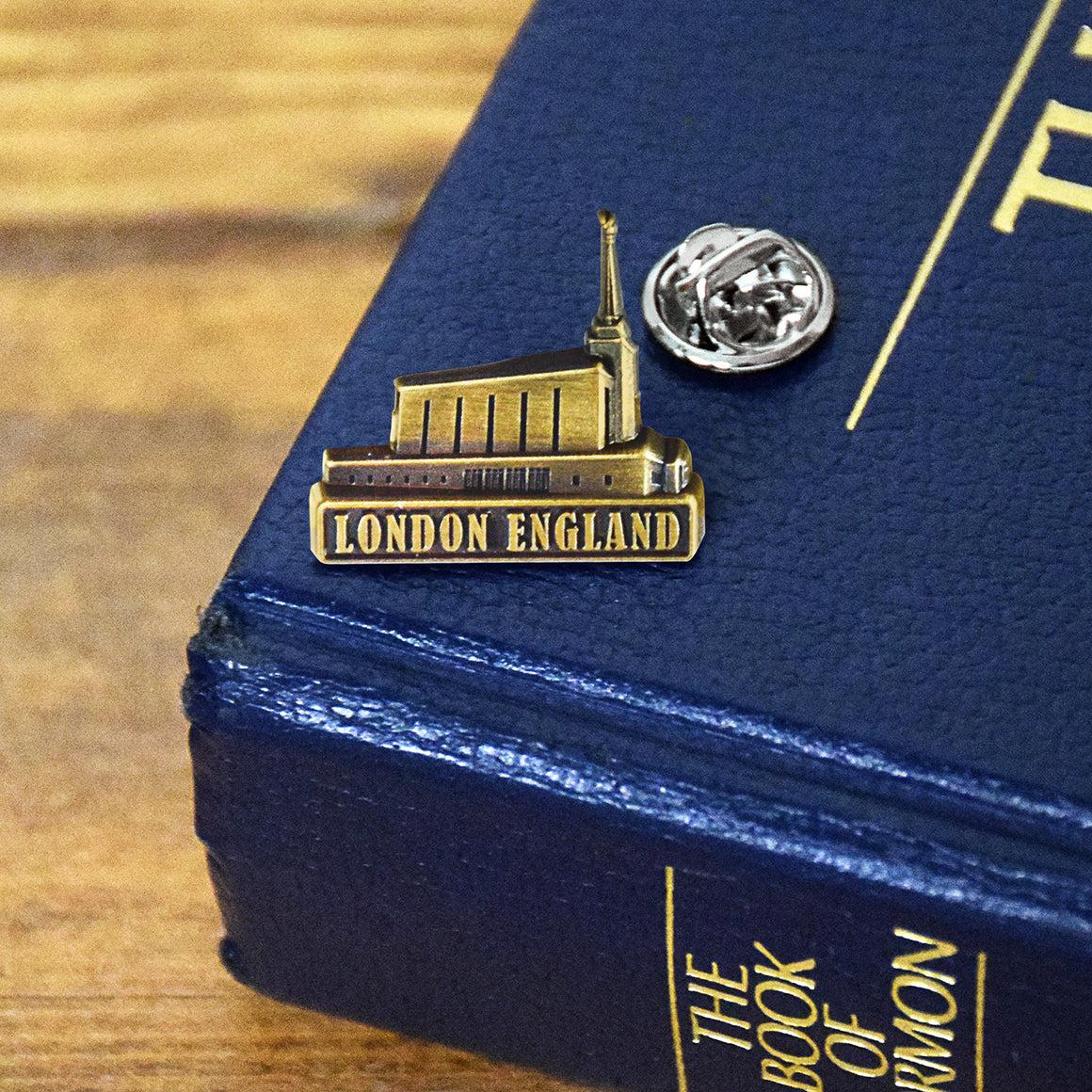 London England Temple Pin