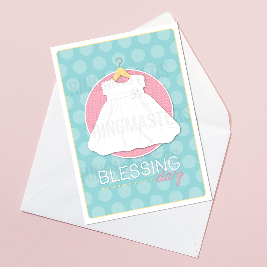 Girl Baby Blessing Greeting Card